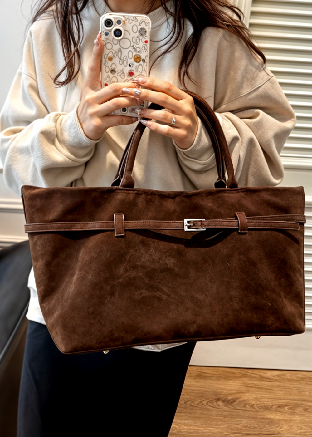 The C25 | Women's Suede Bag
