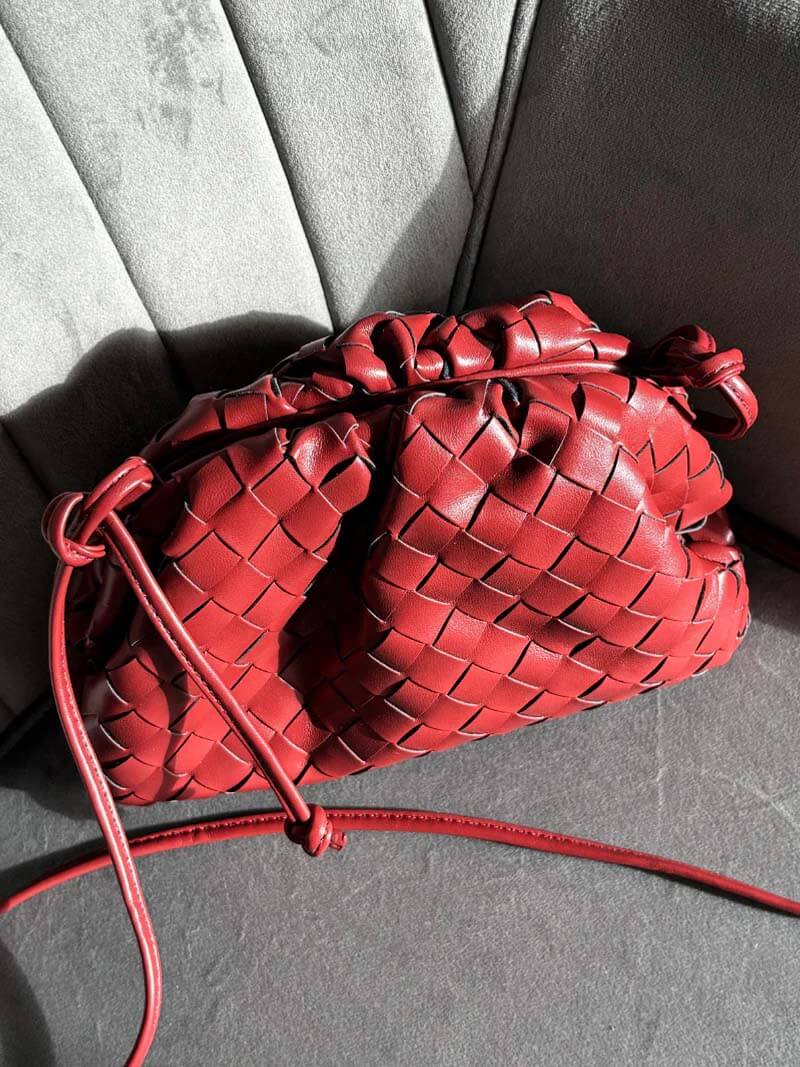 Amelia | Mini Woven Vegan Leather Bag for Women