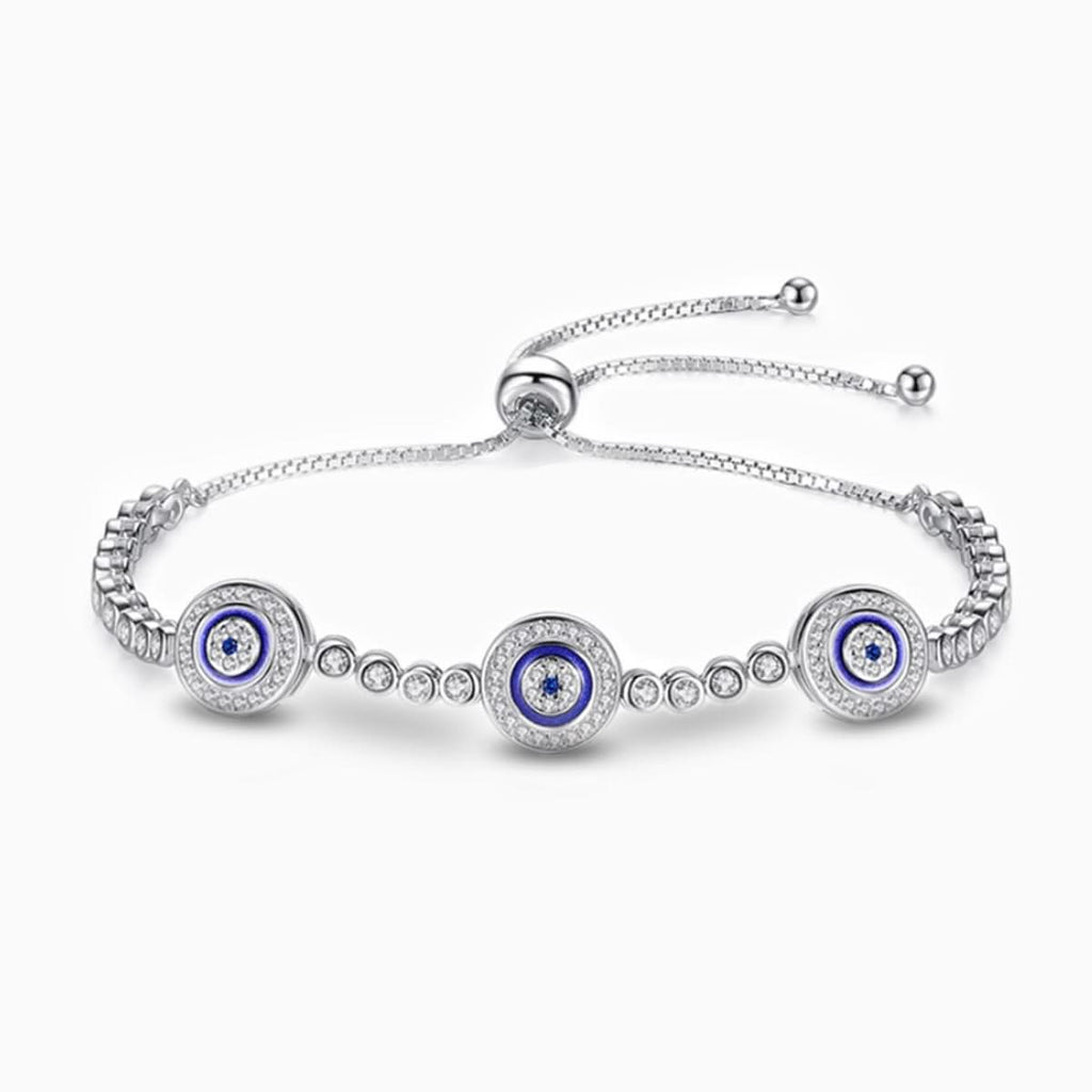 Dazzling Symbolic Evil Eye Bracelet - ShopLorca
